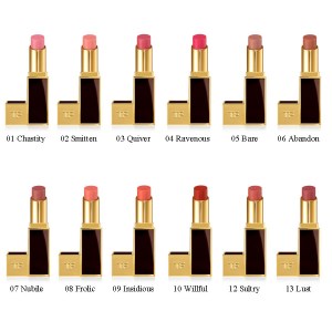 Цвета Tom Ford Lip Color Shine